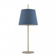 Telbix-Dior Table Lamp - Blue/ Antique brass & White/ Antique brass 